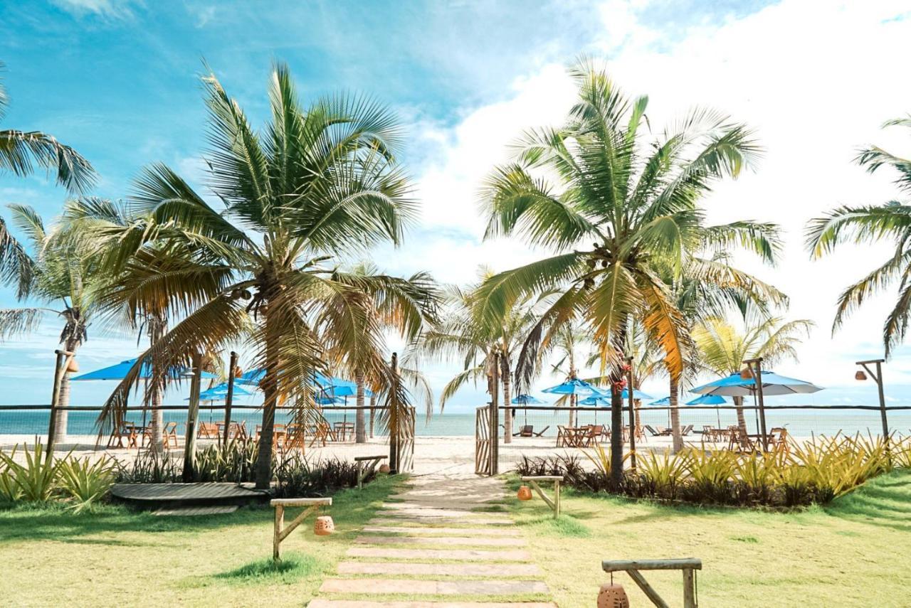Ap. Peixe Boi Pe Na Areia Com Vista Frontal E Total Para O Mar Barra Grande  Exterior foto